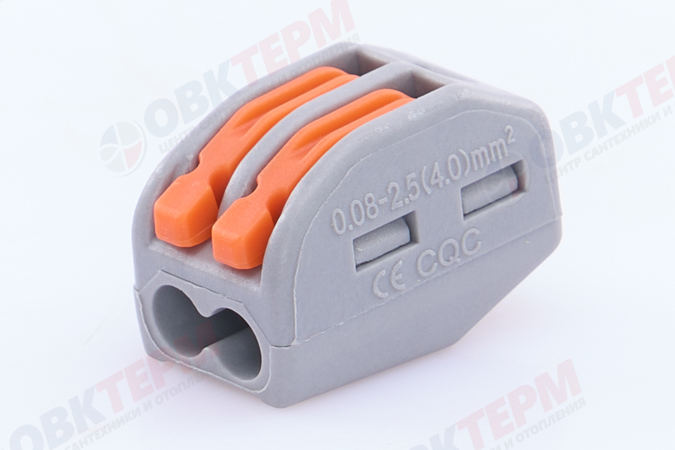 Клемма монтажная 2-проводная, STEKKER LD222-412 (DIY упаковка 5 шт) - Изображение №2