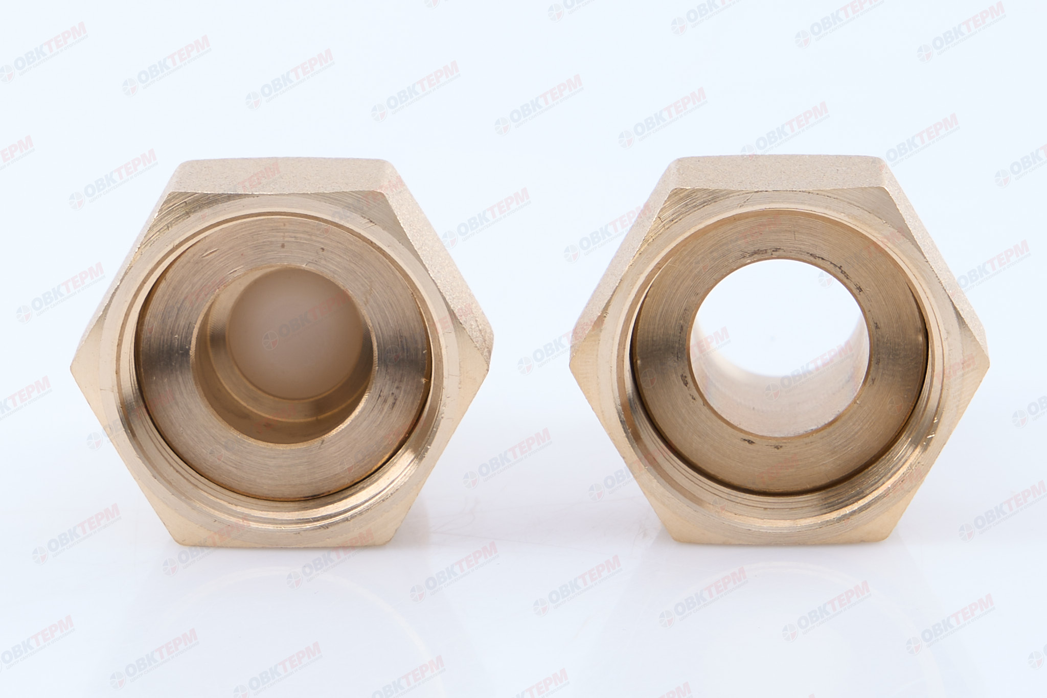 Сгон для водомера  1/2"Н - 3/4"В с обр клапаном (пара) TIM - Изображение №4