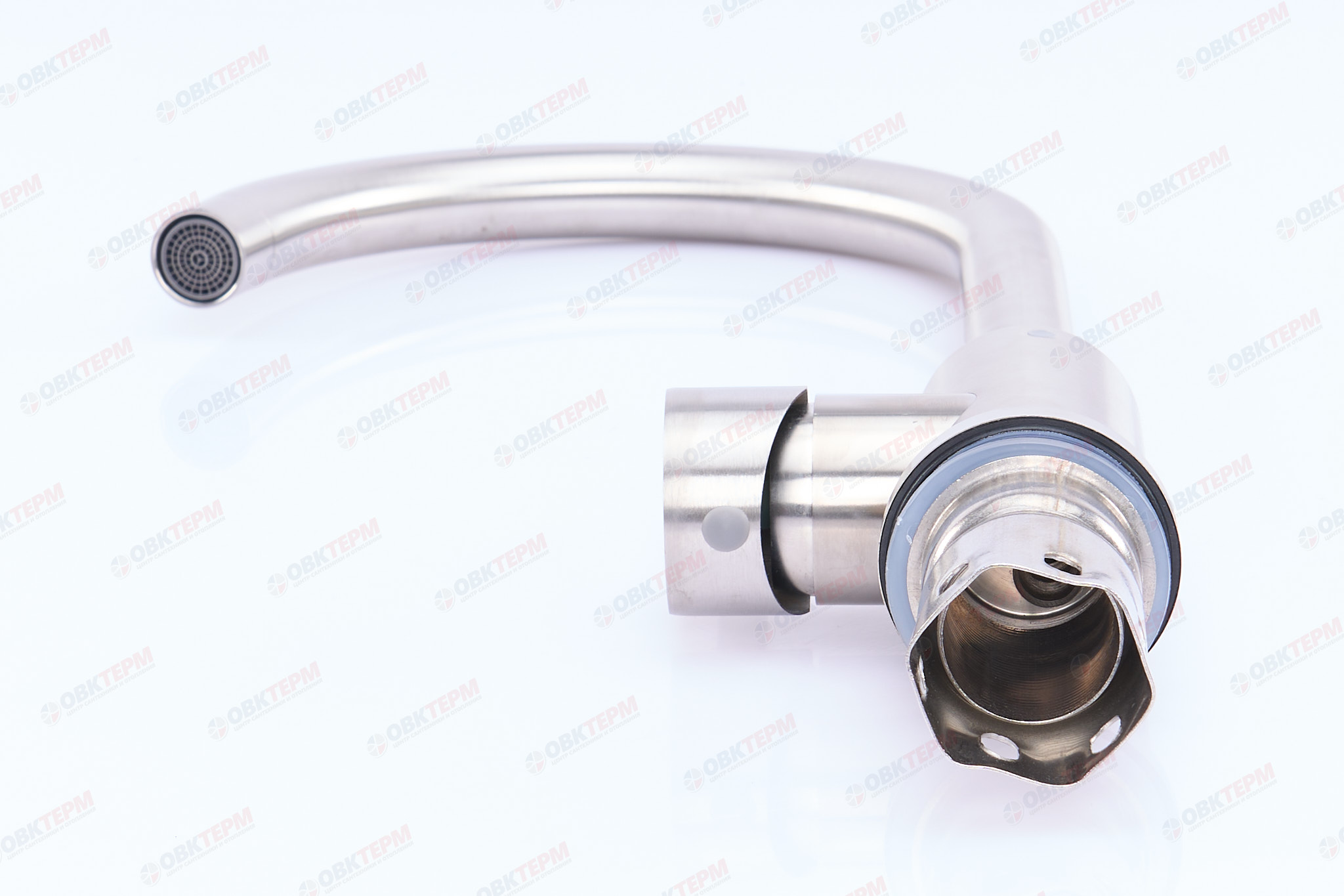 Смеситель д/кухни нерж/сталь CHAMPION SUS-011-N (без подводки)  (10 шт/ящ) - Изображение №5