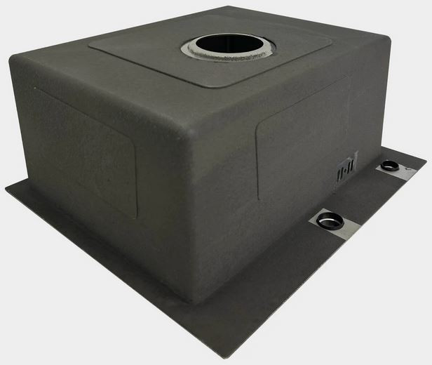 Мойка HOFFGER 5045 BLACK /сифон /1+3мм 500*450*210мм (5шт/ящ) - Изображение №2