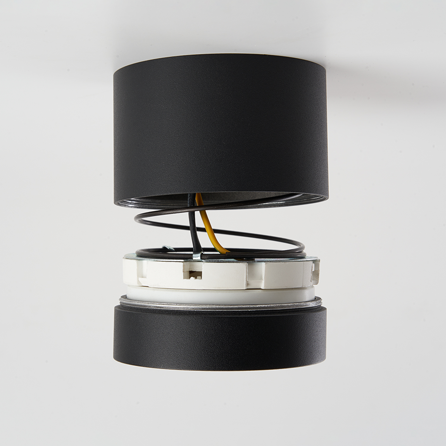 Светильник потолочный 12W, 230V, GX53, черный, FERON HL353 - Изображение №2