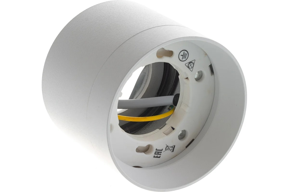 Светильник потолочный 12W, 230V, GX53, белый, FERON HL353 - Изображение №4