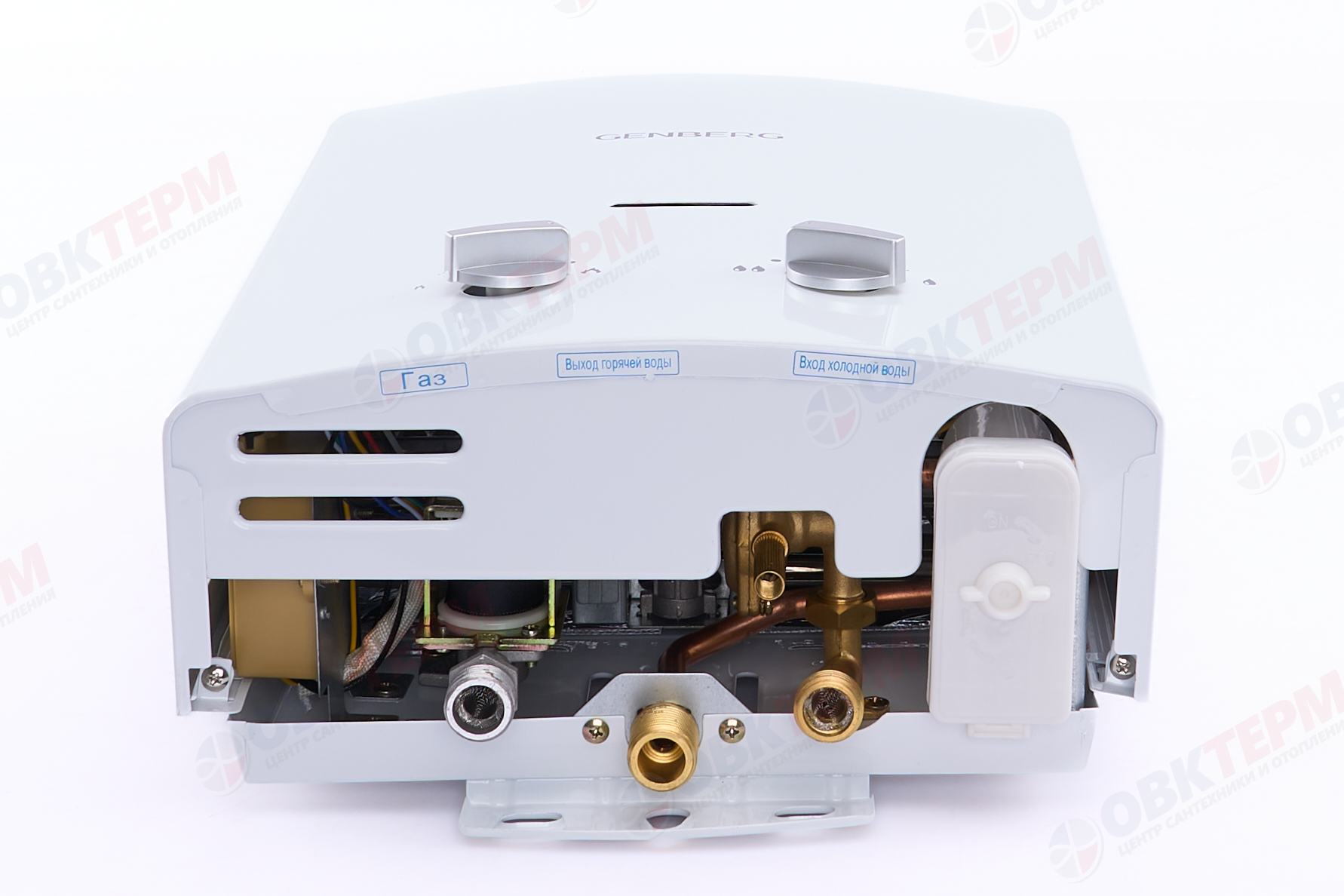Колонка газовая  GENBERG 105.01 Бездымоходная   5л. БЕЛАЯ - Изображение №2