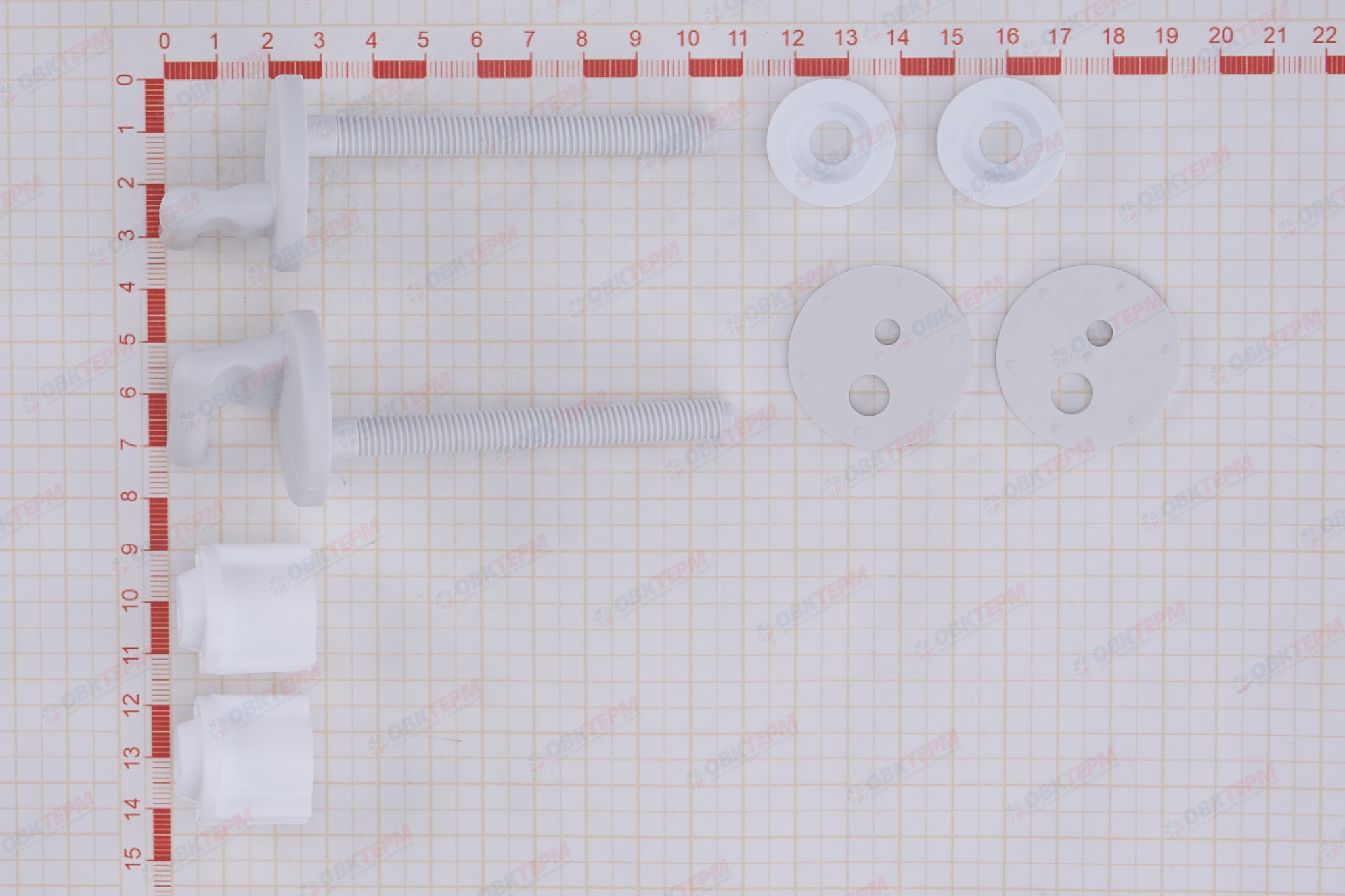 Крепление к сиденью КР 03 (пластик) длина шпильки 80мм - миниатюра №6