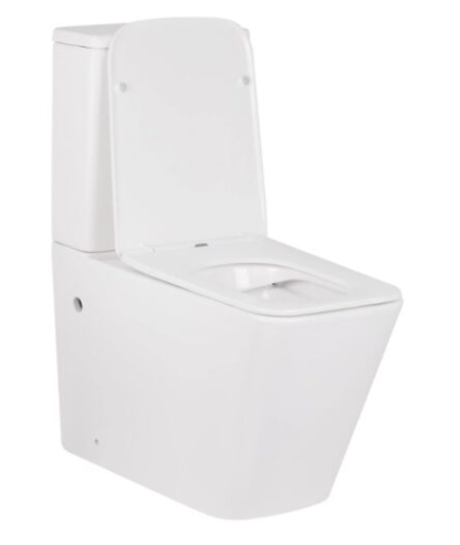Унитаз-компакт MIXXUS PREMIUM QUADRO-0402-R система смыва RIMLESS, компл.в 2 ящ (675x390x855mm) - Изображение №3