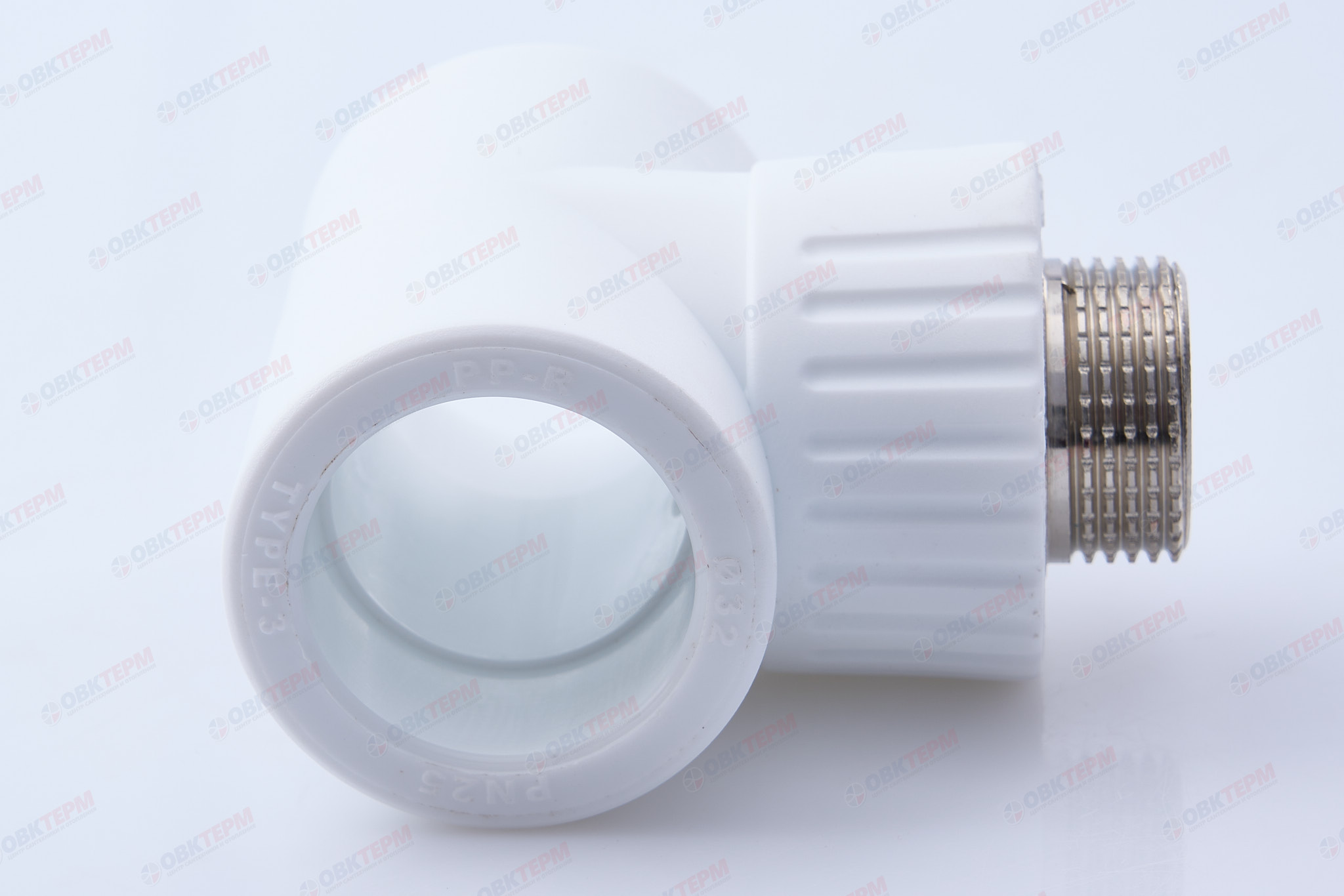 Тройник с МРН 32 * 3/4" * 32    БЕЛЫЙ PP-R   (RTP)     (30/10) - Изображение №3