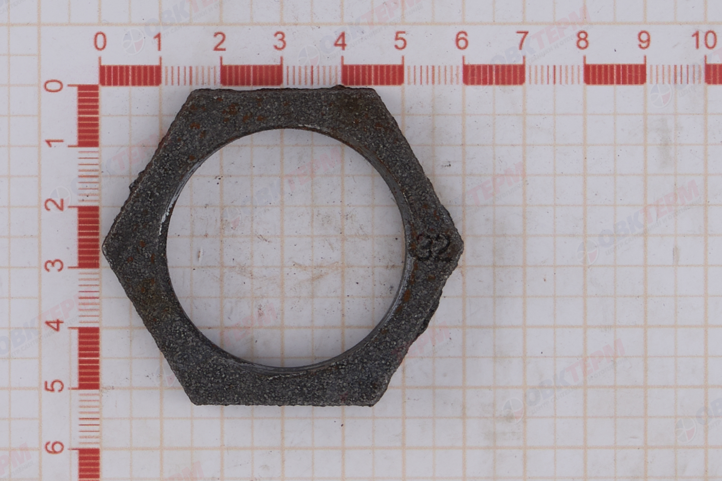Контргайка чугунная      д  32      1 1/4" - Изображение №4
