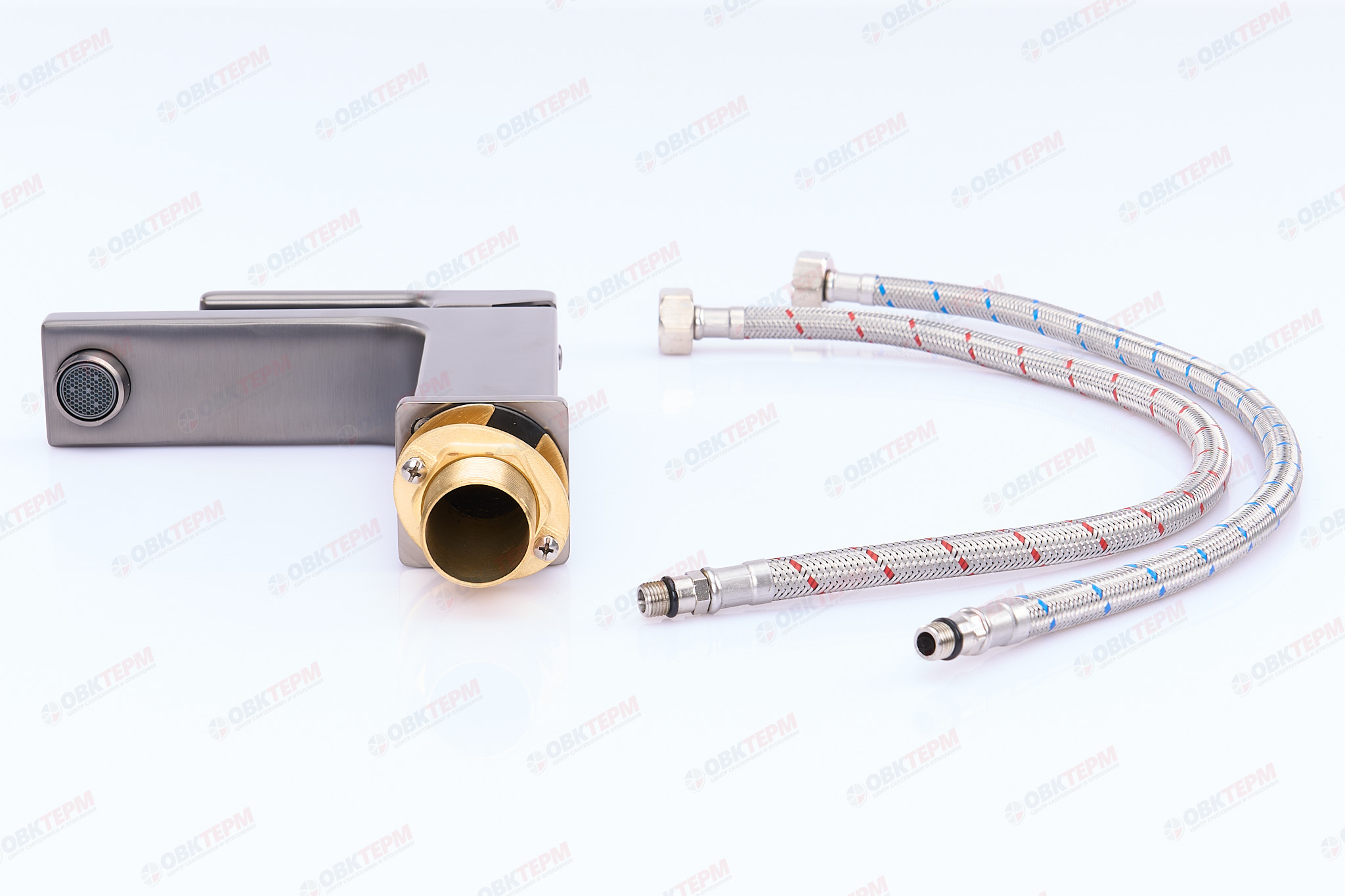 Смеситель д/раковины GAPPO G1017-9 латунь /оруженая сталь /Ø35 /на гайке - миниатюра №9