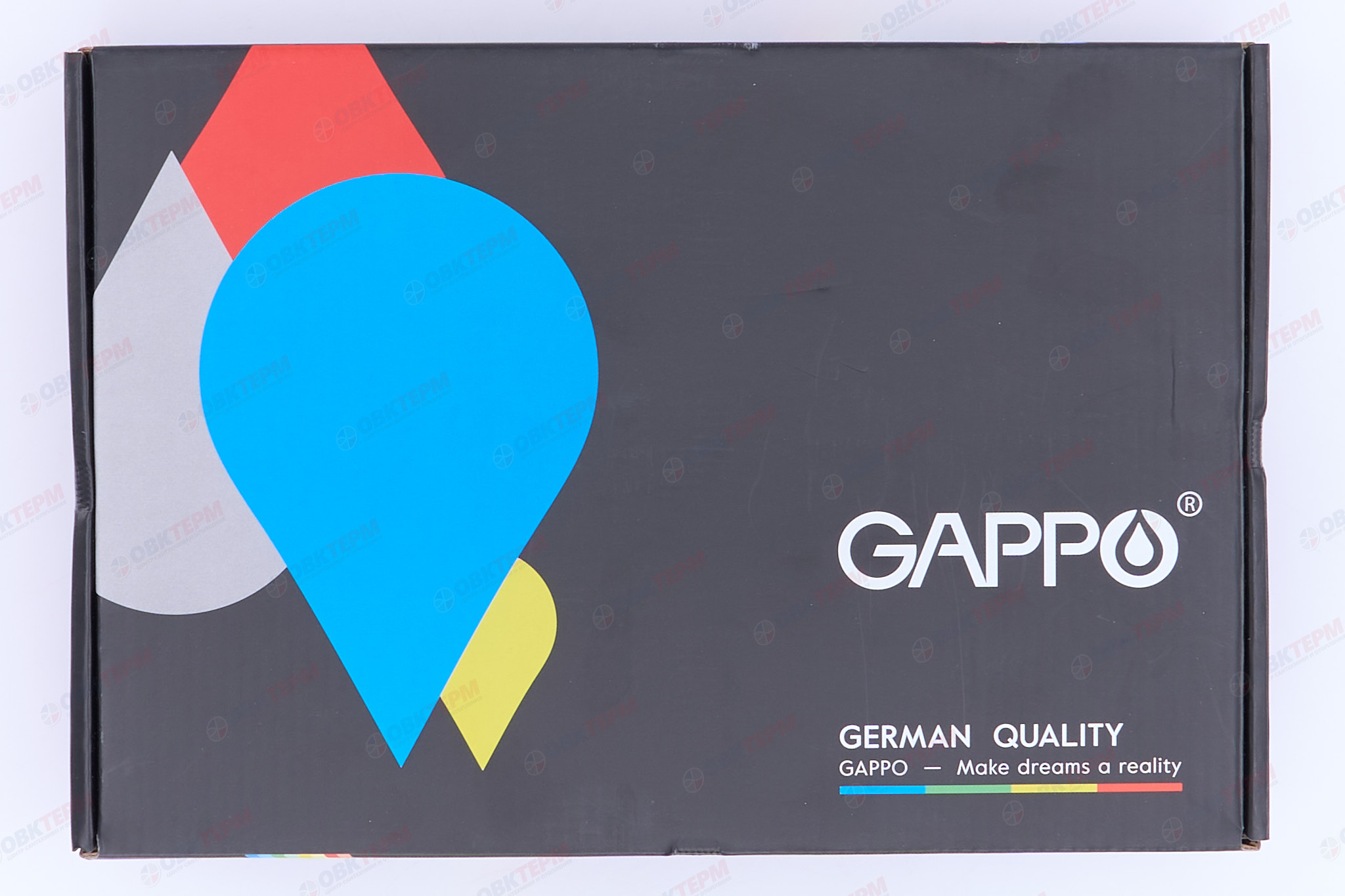 Смеситель д/раковины GAPPO G1017-9 латунь /оруженая сталь /Ø35 /на гайке - миниатюра №11