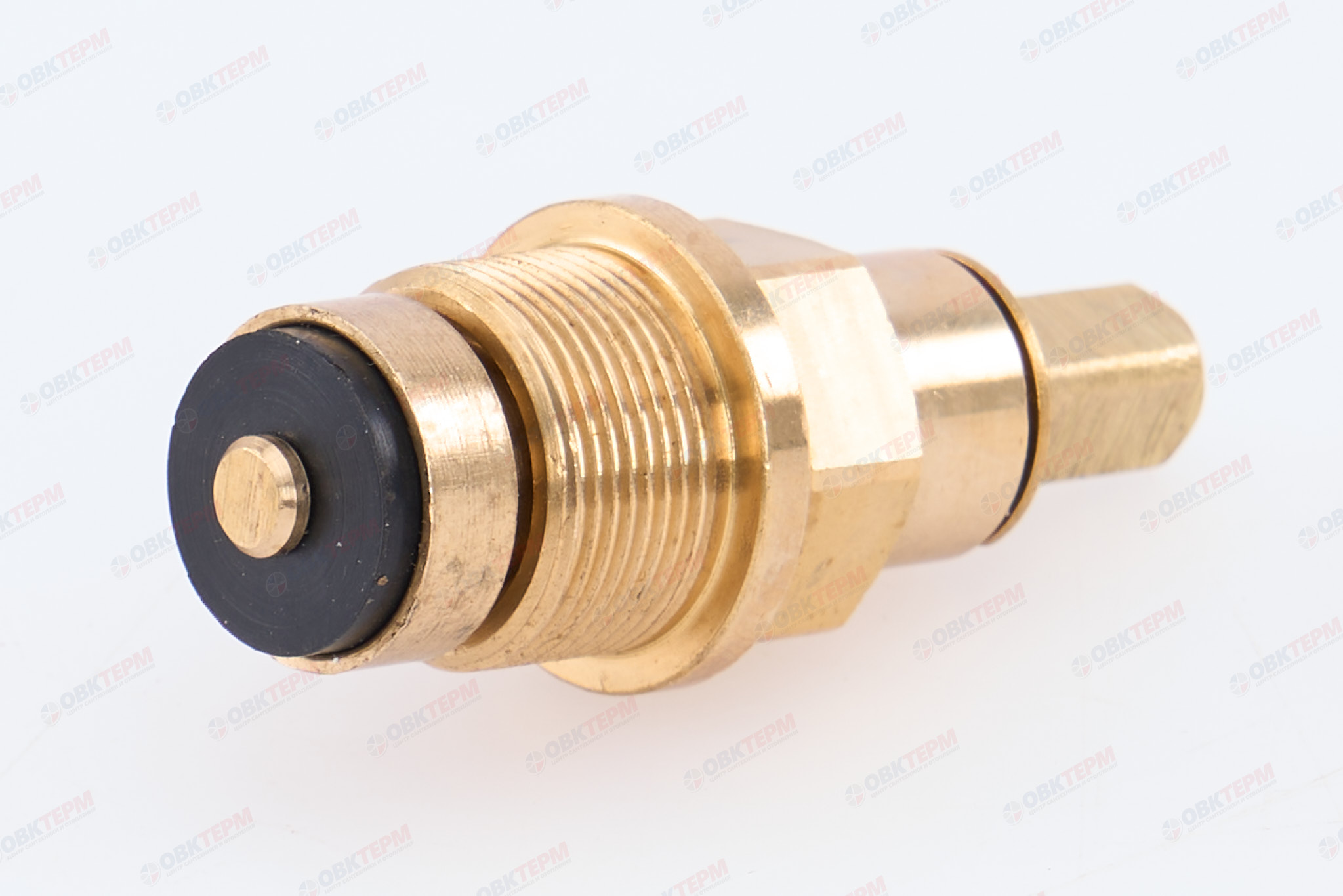 Кран-букса - EUROPRODUCT KB-008-RR 1/2" РЕЗИНА /квадрат /длинный шток без прокладки (300 шт/ящ) - Изображение №1
