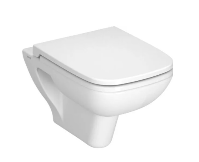 Унитаз подвесной VITRA "S20", безободковый, без сиденья, (Ш360хВ350хГ520) - Изображение №1