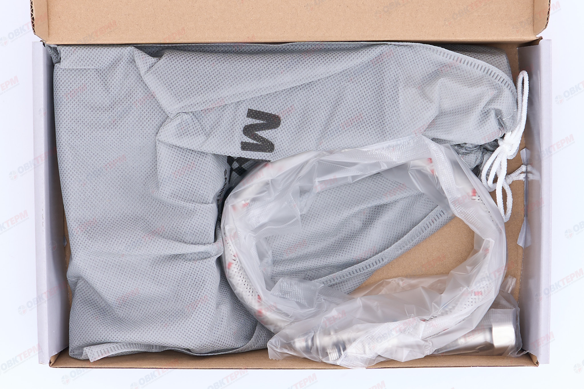 Смеситель д/умывальника нерж/сталь MIXXUS KUB-001 BLACK  (10 шт/ящ) - миниатюра №7