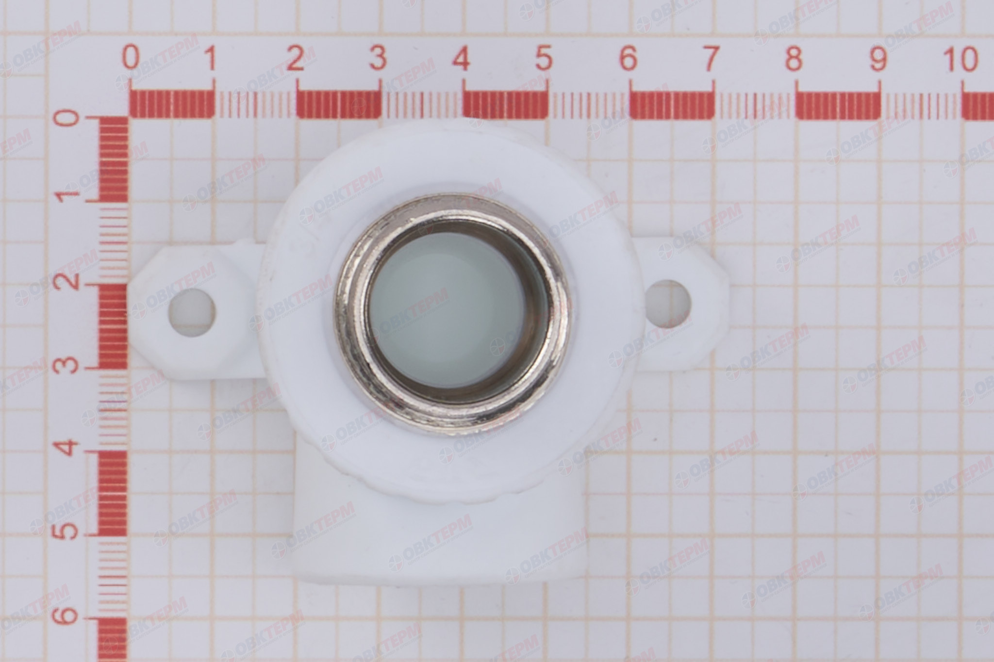 Угол монтажный  20 * 3/4"Н   БЕЛЫЙ PP-R   (RTP)          (60/20) - Изображение №4