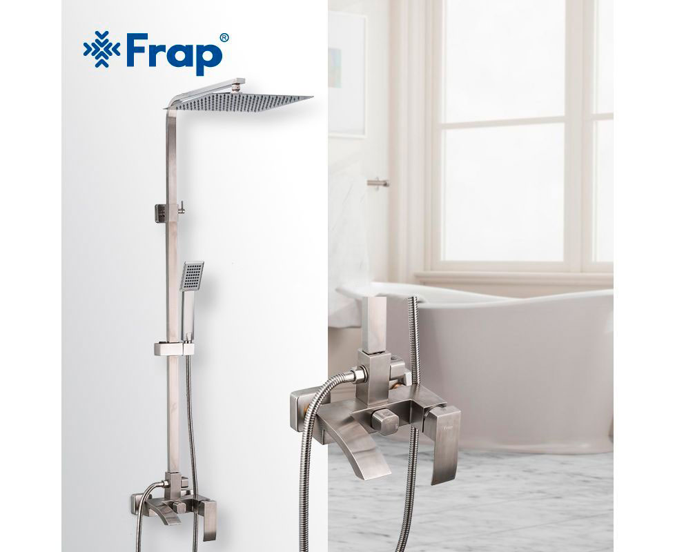 Душ/система FRAP F24803 нерж/сталь /300х300 - миниатюра №2