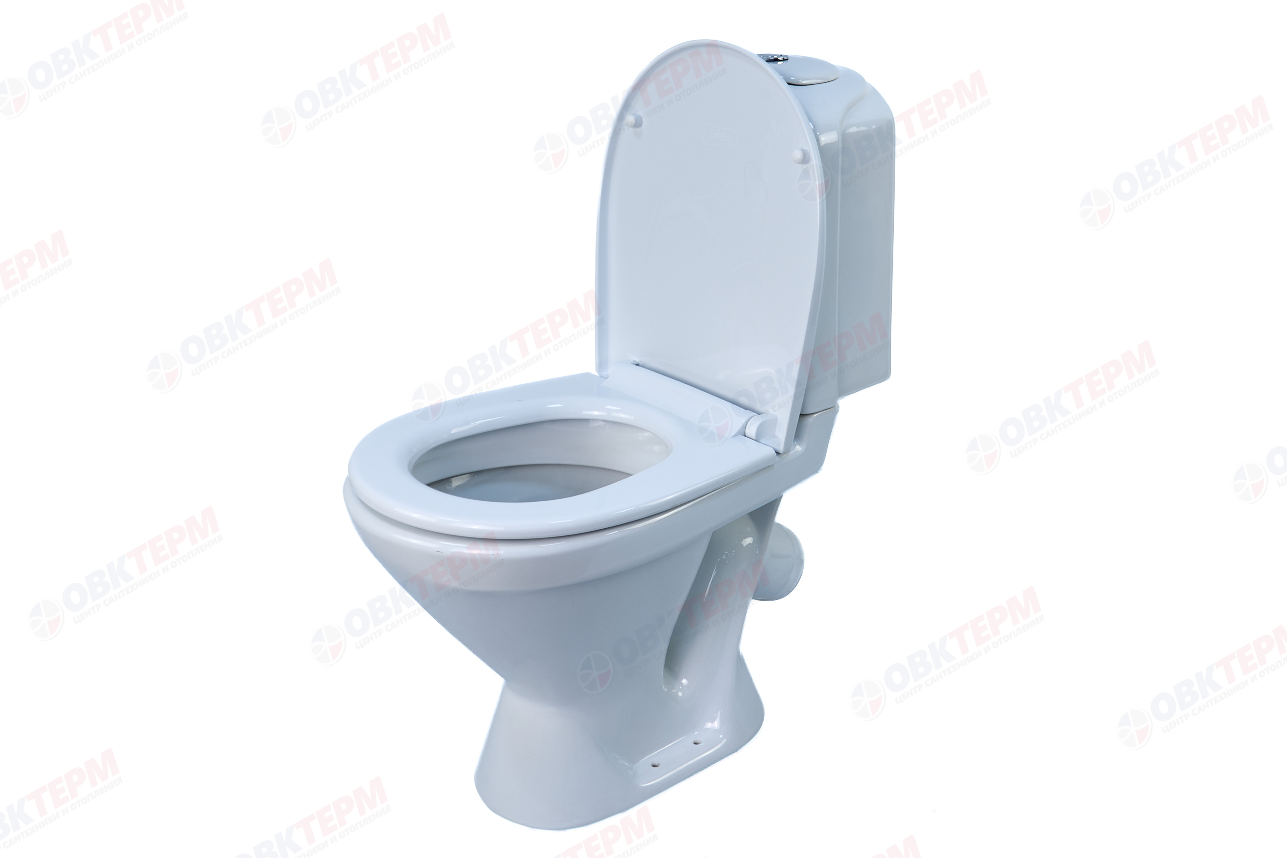 Унитаз-компакт SANITA LUX Classic Basic, косой выпуск, 2 реж., термопласт, SC (350 x 640 x 790 ) - миниатюра №8