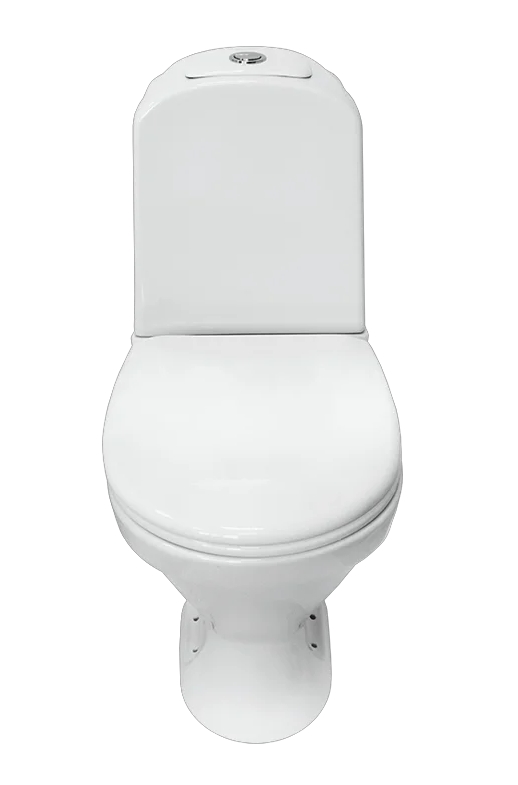 Унитаз-компакт SANITA LUX Classic Basic, косой выпуск, 2 реж., термопласт, SC (350 x 640 x 790 ) - Изображение №4