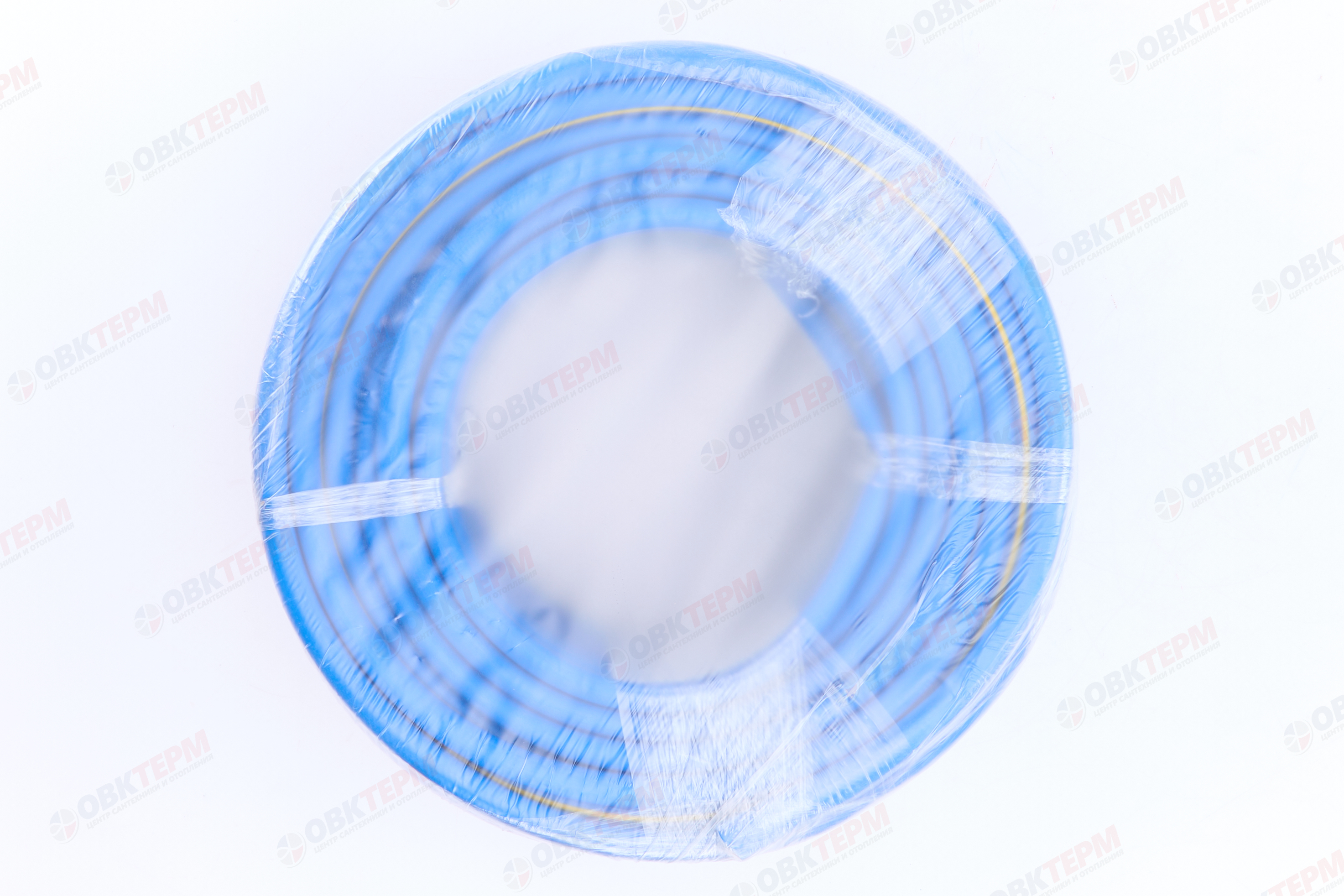 Шланг поливочный резиновый ТЭП AQUA FORSE с покрытием Soft Touch  синий 1/2"  3-слойный (50м) - Изображение №5