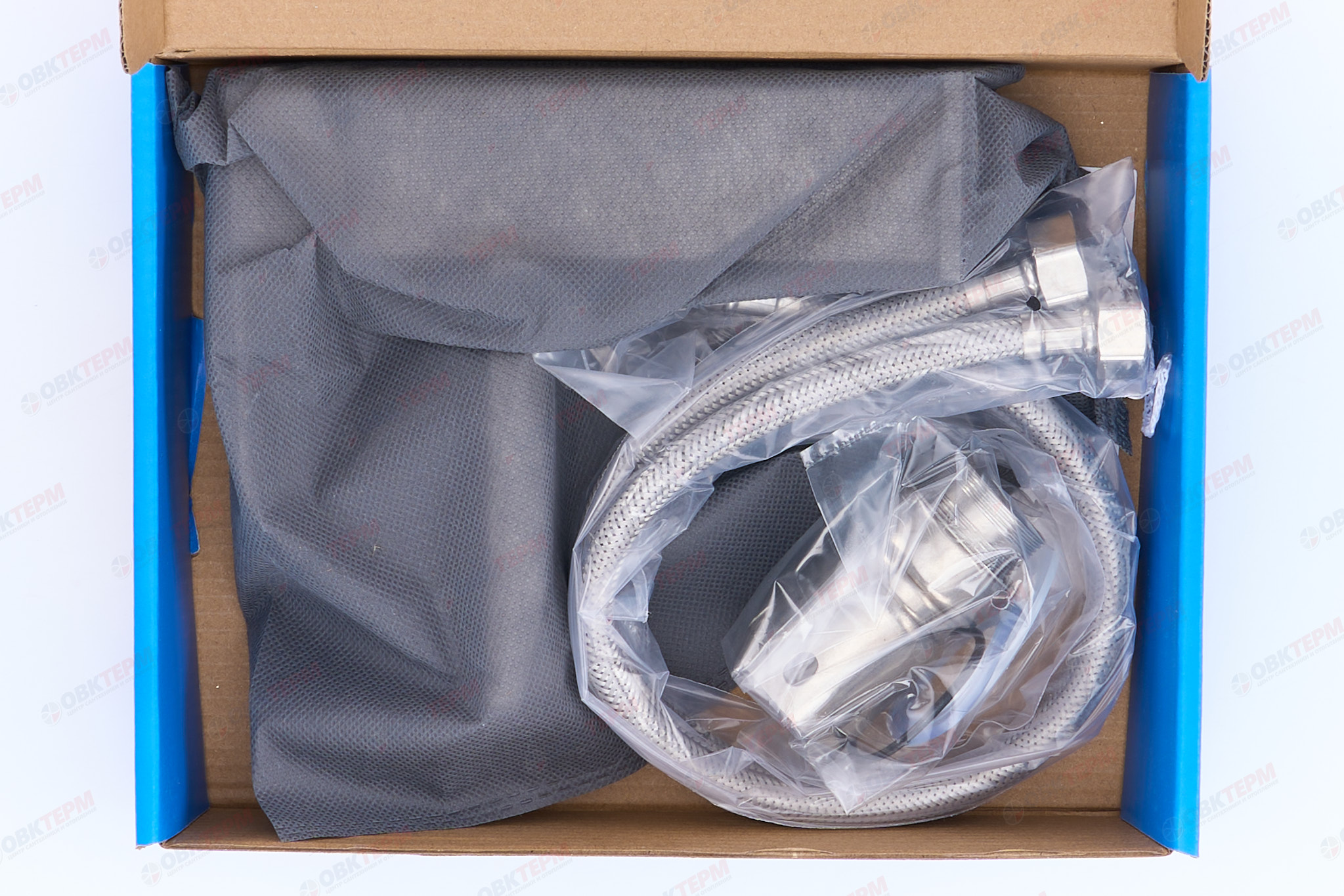 Смеситель д/умывальника нерж/сталь CHAMPION KUB-001 (10 шт/ящ) - миниатюра №5