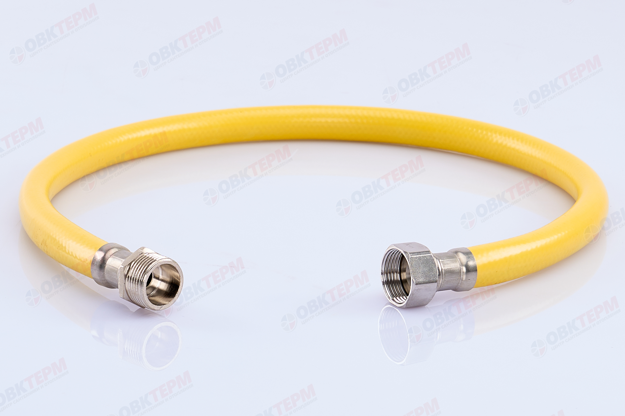 Шланг ЖЕЛТЫЙ газовый   3/4  ГШ      80 см              "OVERCON"      (40) - Изображение №2