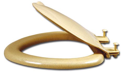 Сиденье для унитаза WIRQUIN (бежевый мрамор) - Изображение №1