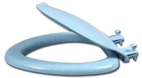 Сиденье для унитаза WIRQUIN (бирюзовый мрамор) - Изображение №1