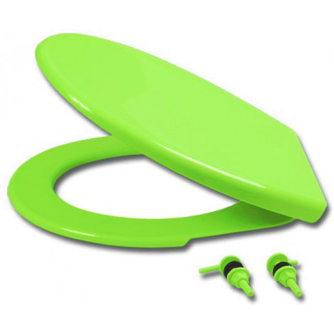 Сиденье для унитаза с большой крышкой WIRQUIN "Виктория" (салатовое) - Изображение №1