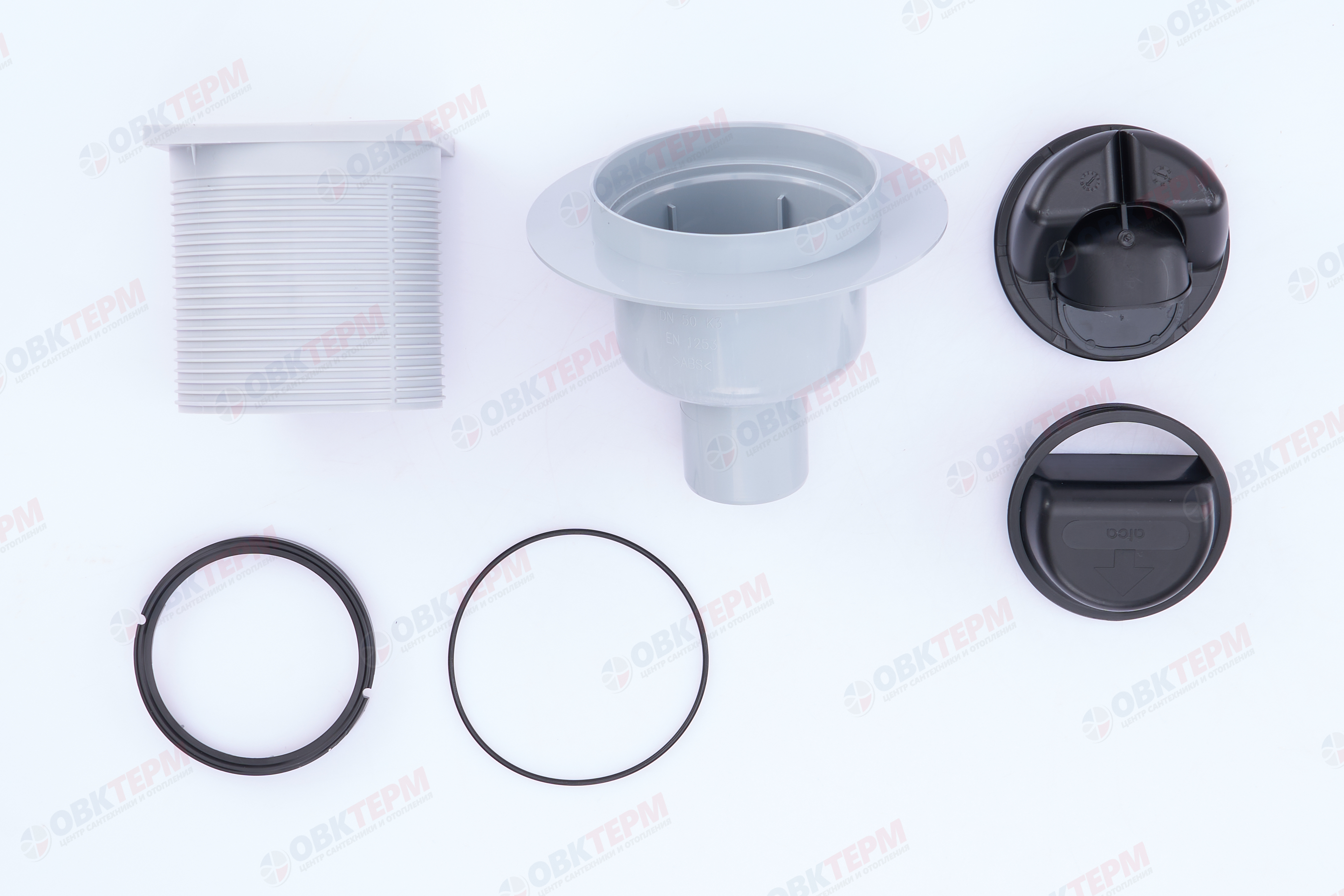 Сливной трап 105*105/50мм прямой с гидрозатвором SMART  (APV32)     ALKAPLAST - Изображение №4