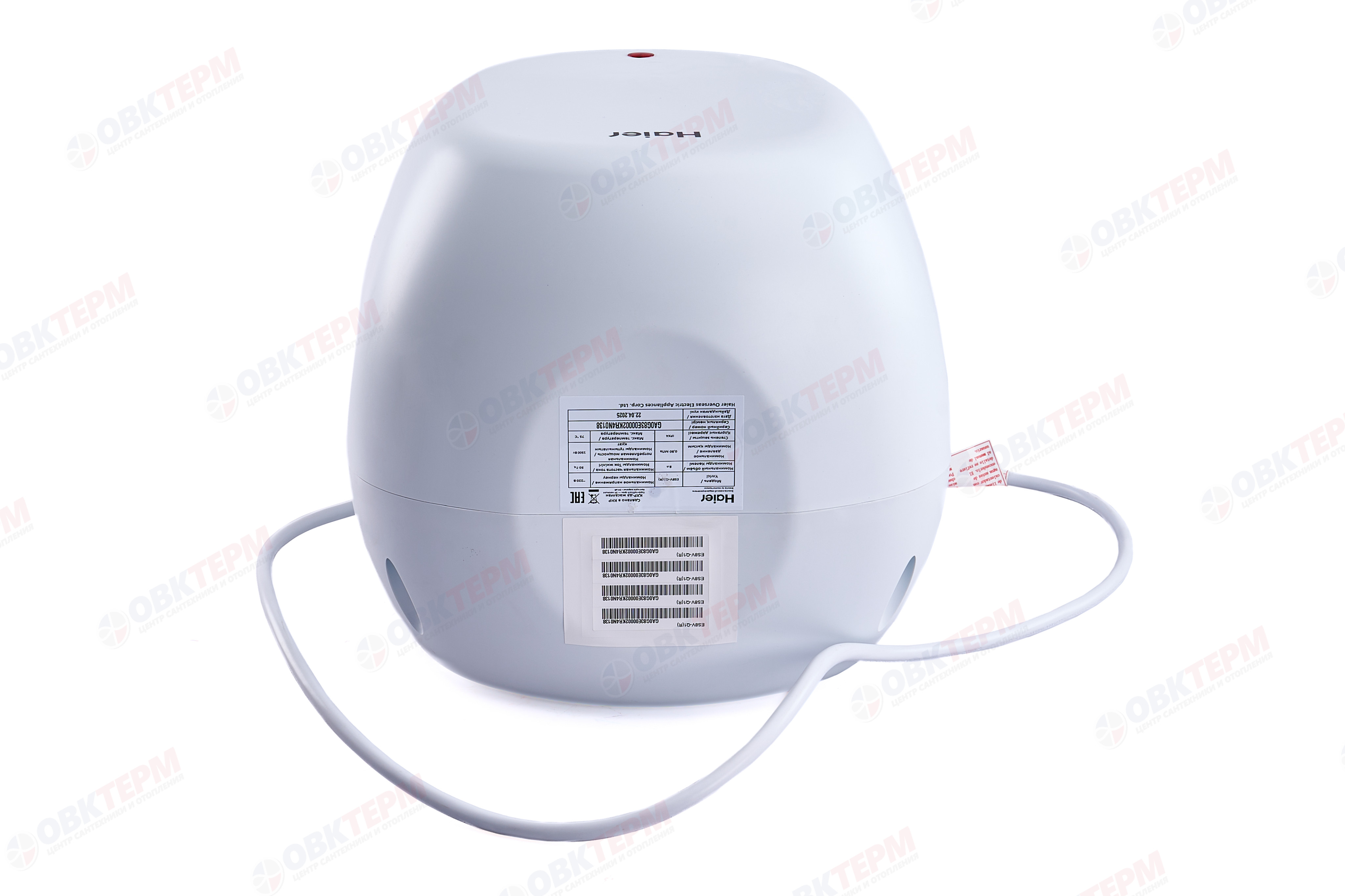 Бойлер  Haier ES           8V -Q1(R)  (надмоечный,белый,тэн 1,5 кВт, в387,ш255,г283) - миниатюра №9