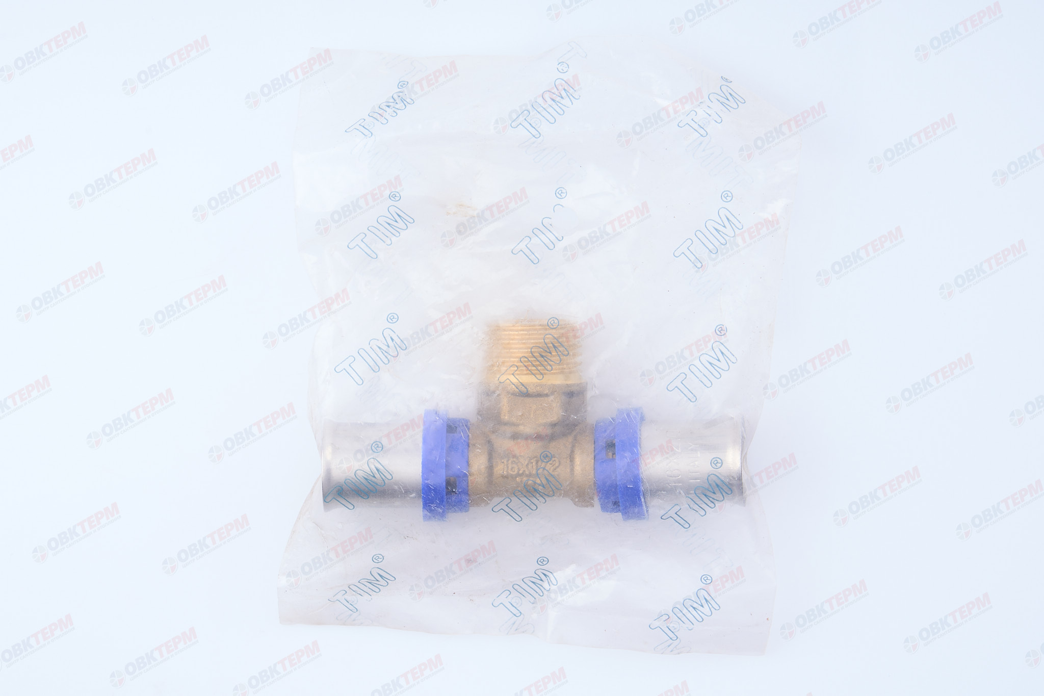 Пресс тройник   16 x 1/2 Н х 16      TIM   (13шт/104ящ) - Изображение №4