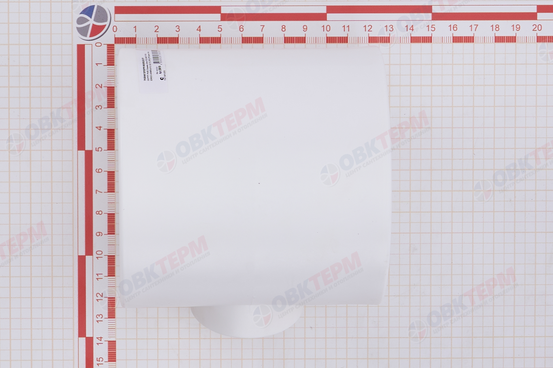 Тройник  90*40*90   БЕЛЫЙ PP-R   (RTP)    (12/1) - миниатюра №5