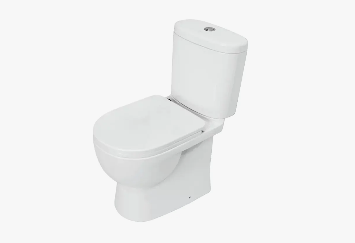 Унитаз-компакт SANITA LUX Art Basic Белый S1, универ. выпуск, 2 реж., полипропилен, (370х770х635) - Изображение №1