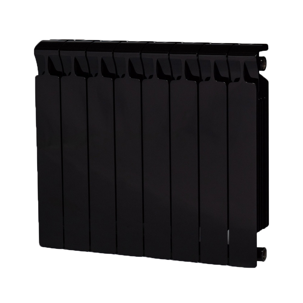 Биметалл радиатор    500/100 KOER ULTRA BLACK (сборка 10 секций,187Вт,1,63кг, ГОСТ 31311-2005) - Изображение №1