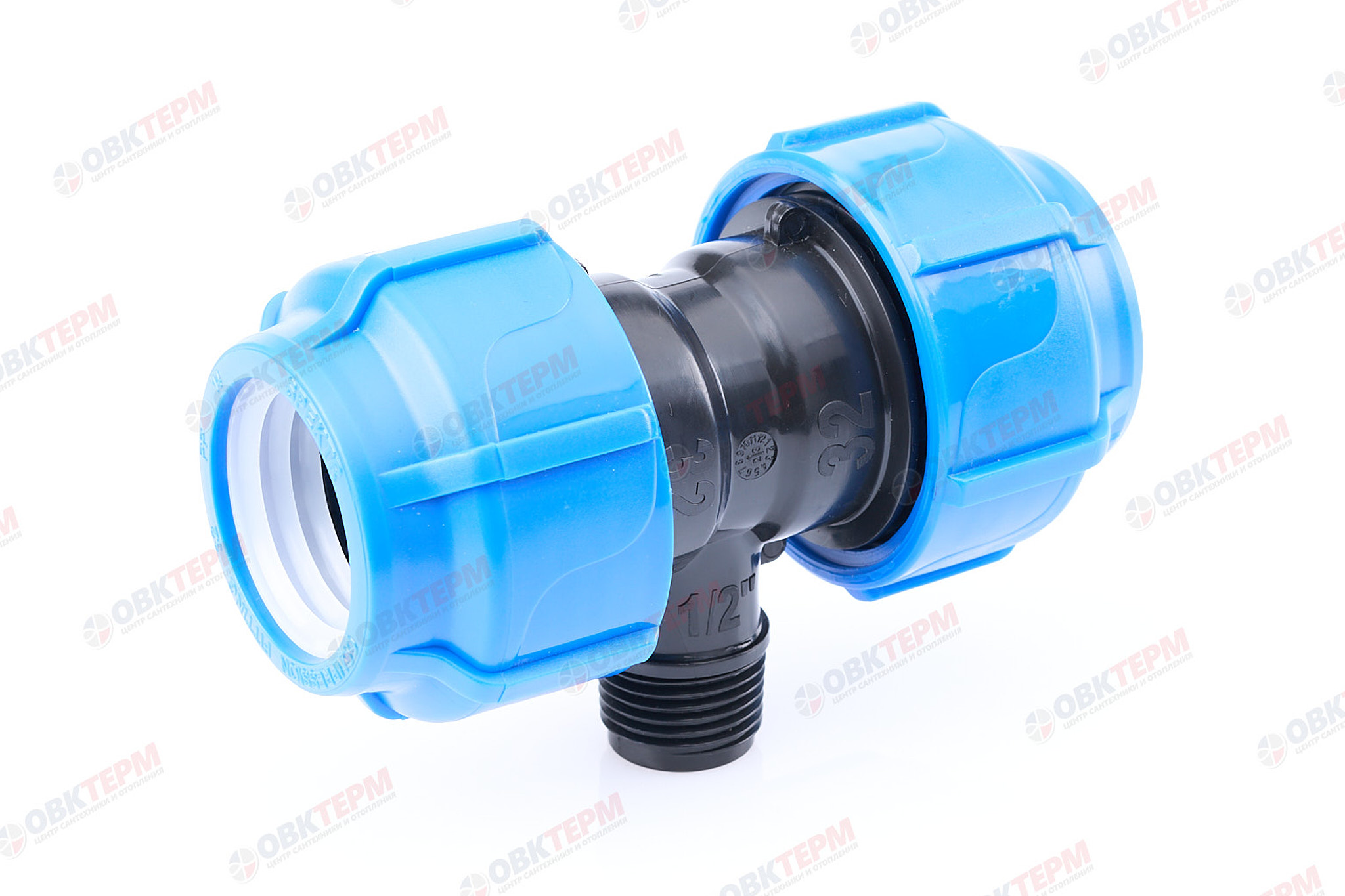 Тройник   32 *  1/2" н * 32    ПНД  Spektr    (150/10шт) - Изображение №1