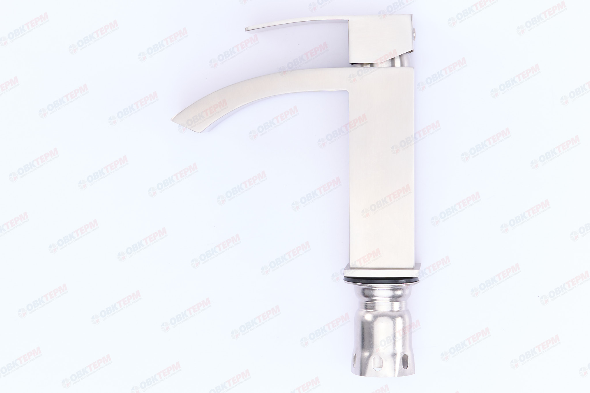 Смеситель д/умывальника нерж/сталь FRAP F10803   (катридж 35мм, на ГАЙКЕ) - миниатюра №3