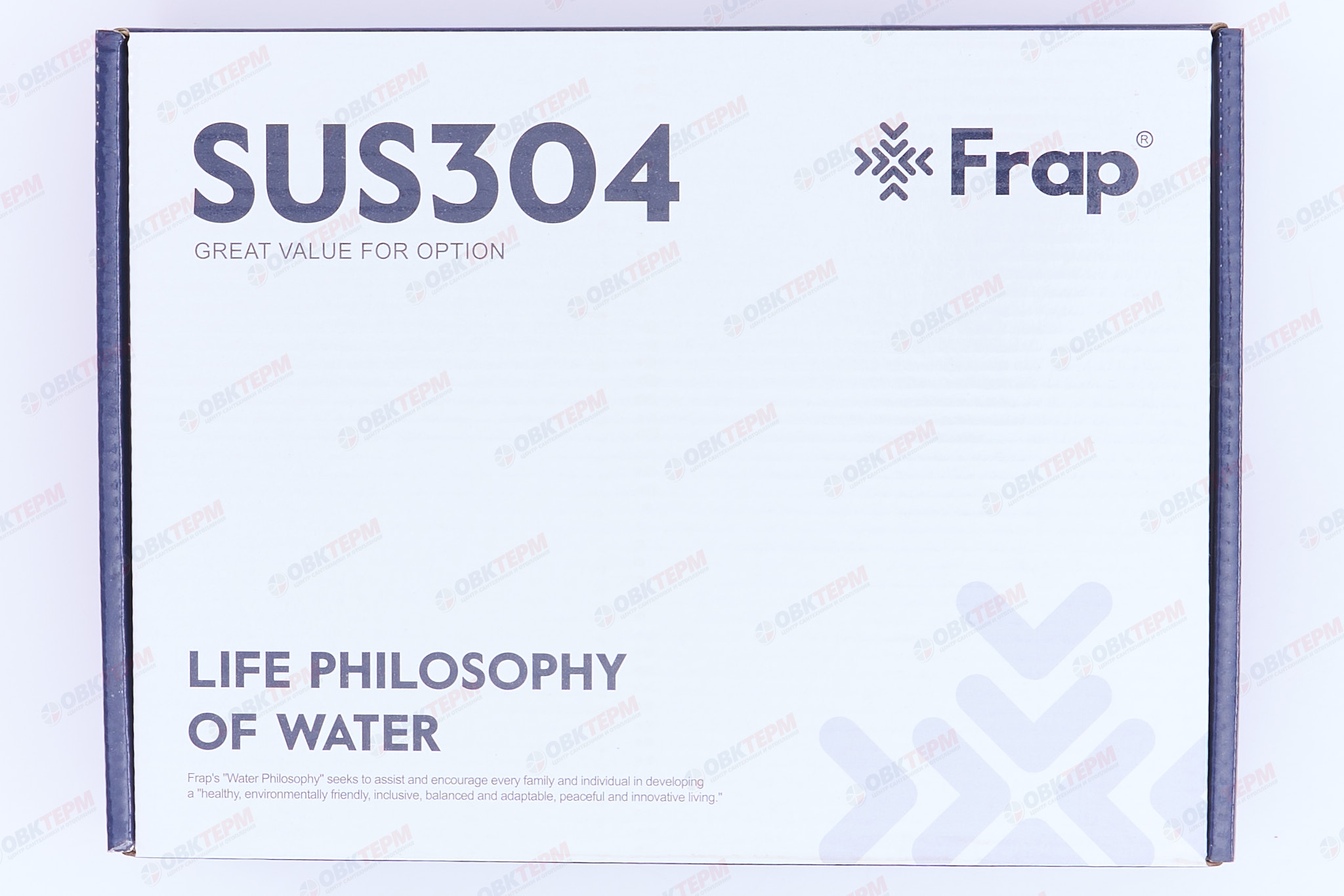 Смеситель д/умывальника нерж/сталь FRAP F10803   (катридж 35мм, на ГАЙКЕ) - миниатюра №7