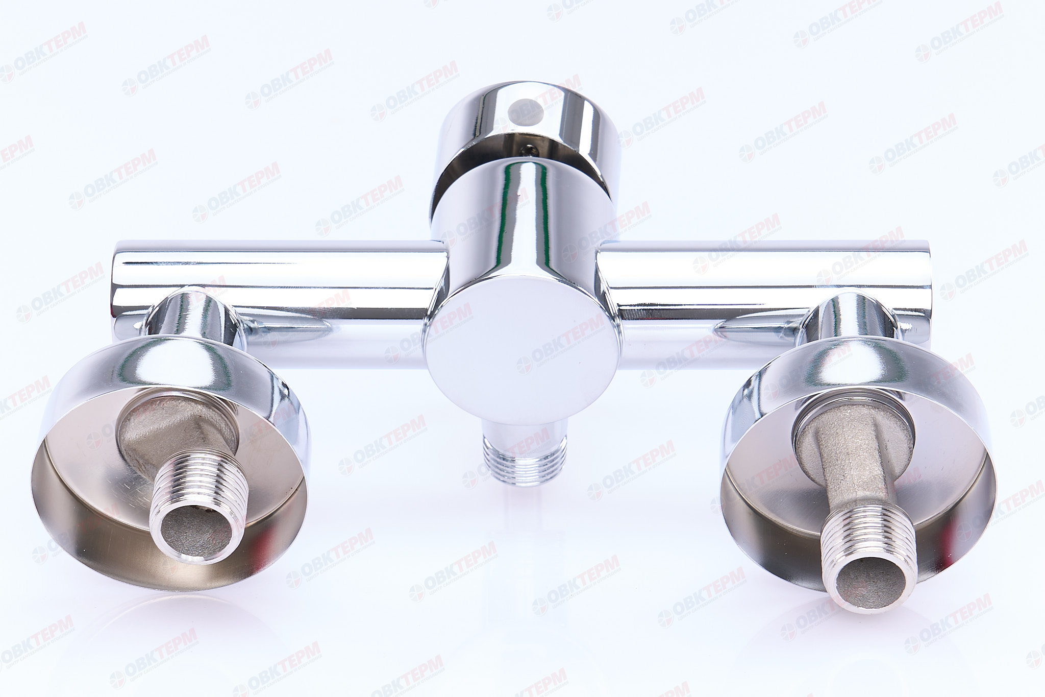 Смеситель д/душ.кабины нерж/сталь CHAMPION SUS-003 CHROME Ø35 (10 шт/ящ) - миниатюра №4