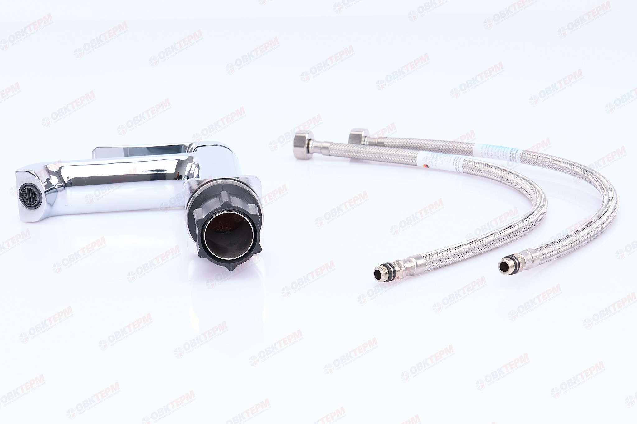 Смеситель д/умывальника MIXXUS PREMIUM ALEX 001 LONG GRAPHITE (ф35мм) (10шт/ящ) - Изображение №5