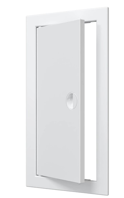 Люк ревизионный EVECS ЛР фланец 146*296, ручка 168*318 пластик Эра - Изображение №1