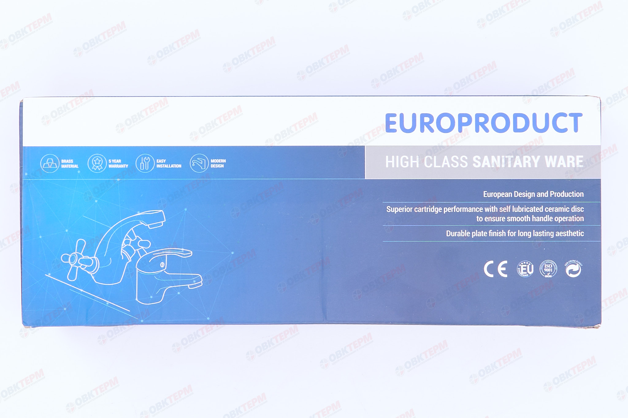 Смеситель д/ванны EUROPRODUCT AFINA 006 EURO Ø40  (10 шт/ящ) - миниатюра №6