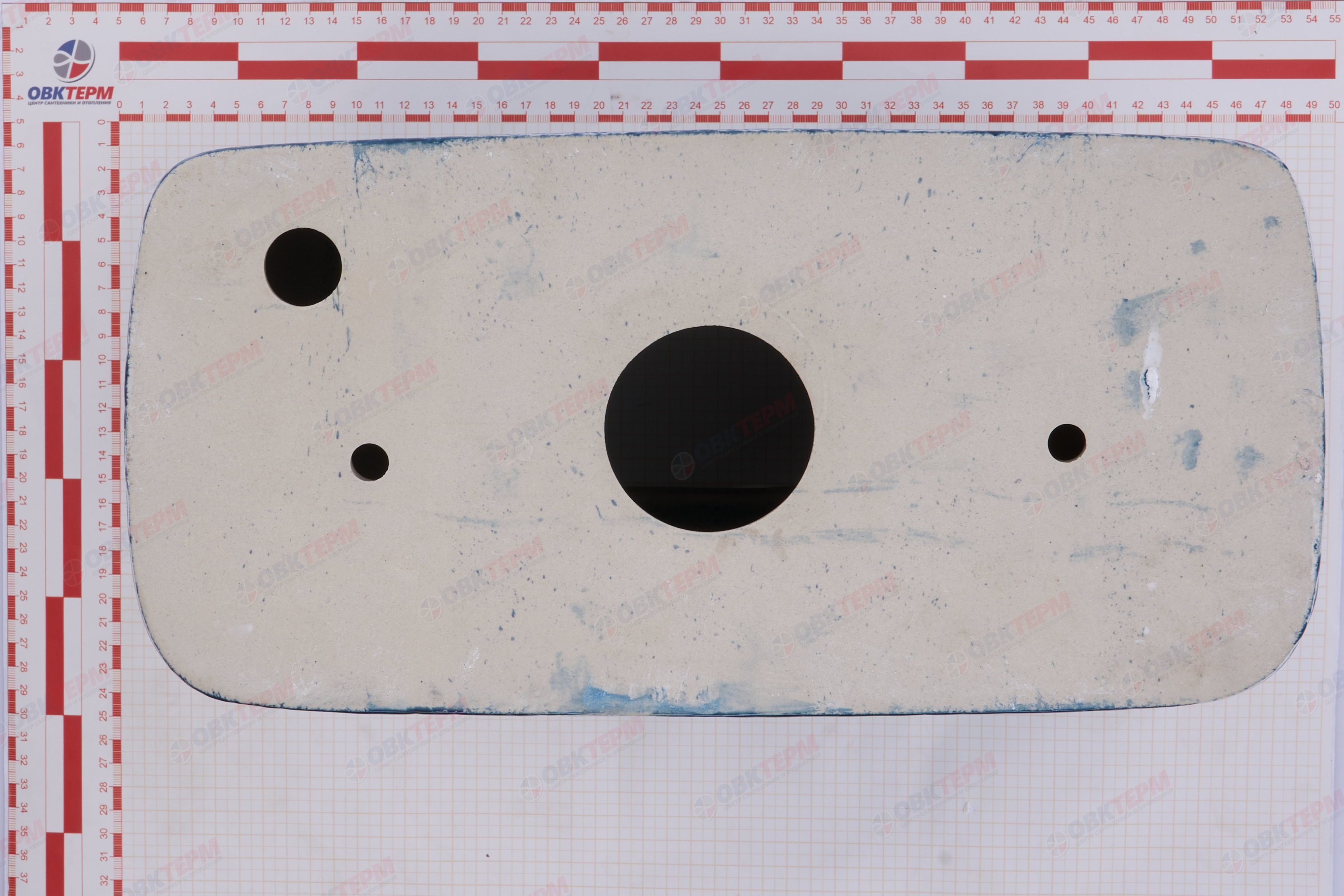 ROSA Бачок "Премьер" СИНИЙ КРАКЕЛЮР (унитаз ПРЕМЬЕР), нижний подвод (210мм) БЕЗ КРЫШКИ - миниатюра №6