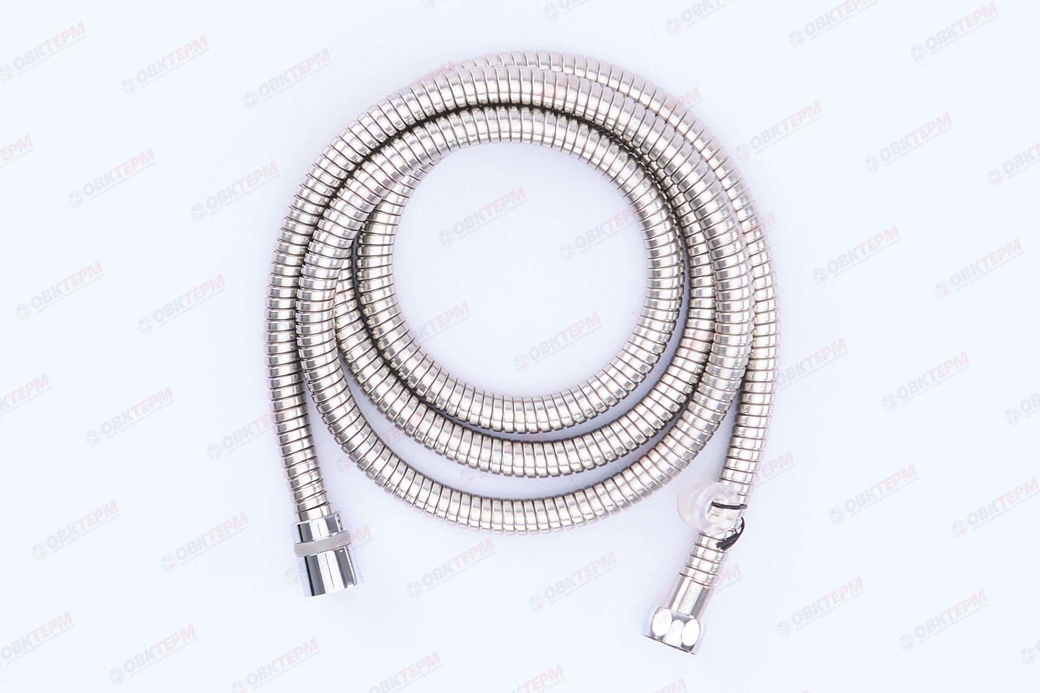 Шланг д/душа ZERIX Chr.F01 нерж сталь /растяжной /175-225 см /коробка (48 шт/ящ) - Изображение №3