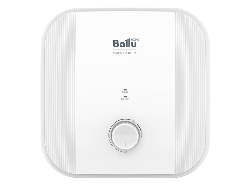 Водонагреватель    Ballu BWH/S   10  Capsule Plus U подмоеч. (2 кВт, эмал нагр. эл, ш324*в324*г315) - Изображение №1