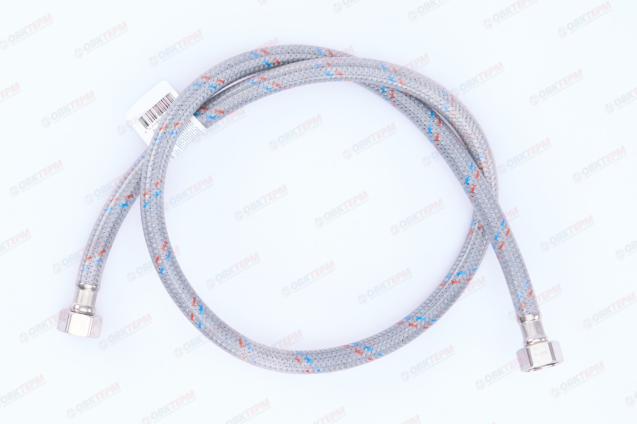 Шланг    1/2"х1/2" ВВ, в силикон.обмотке   100 см  "OVERCON"   (100шт/ящ) - Изображение №3