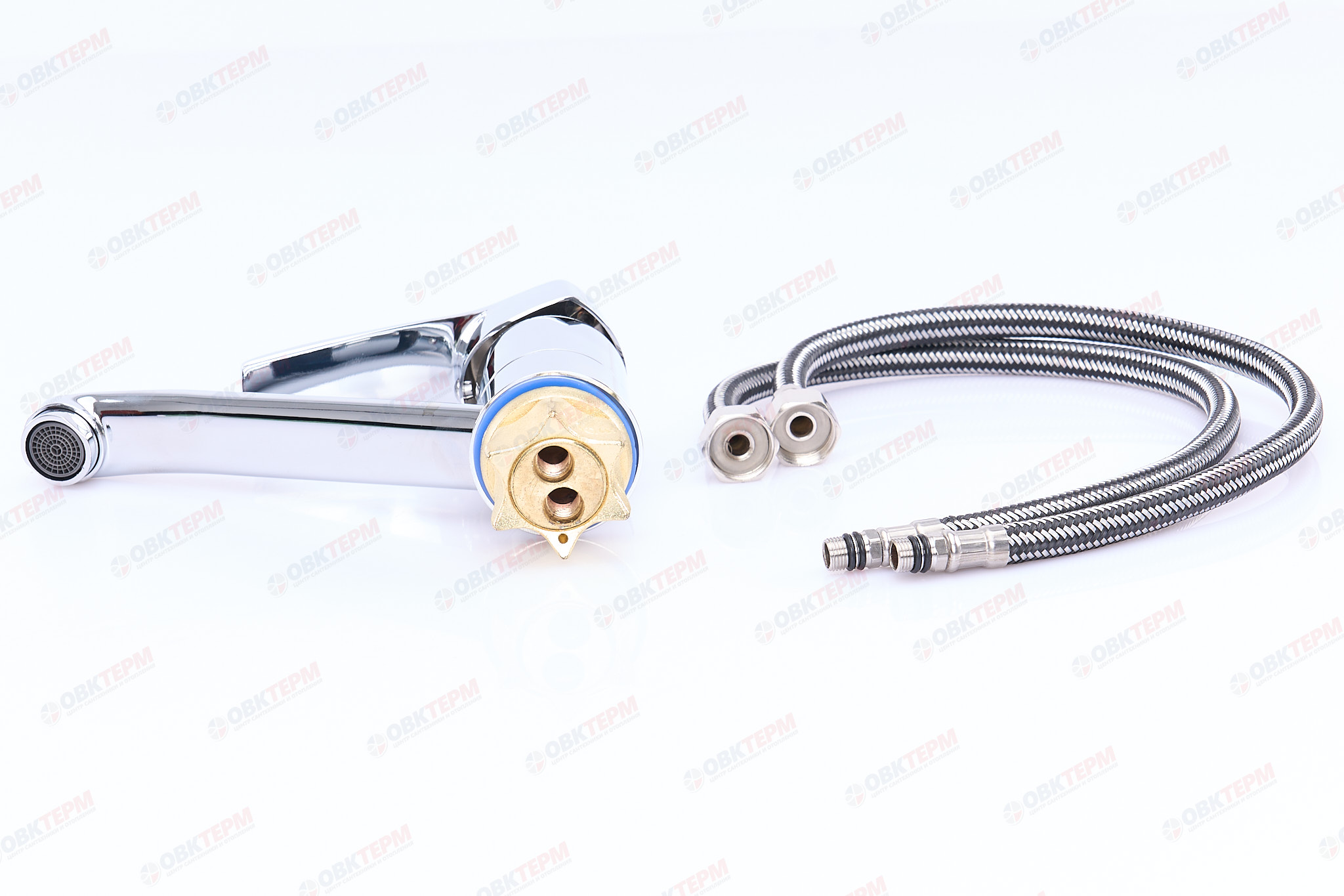 Смеситель д/умывальника CHAMPION PED 555-279-15cm (NUT) (гайка)  (10 шт/ящ) - Изображение №4