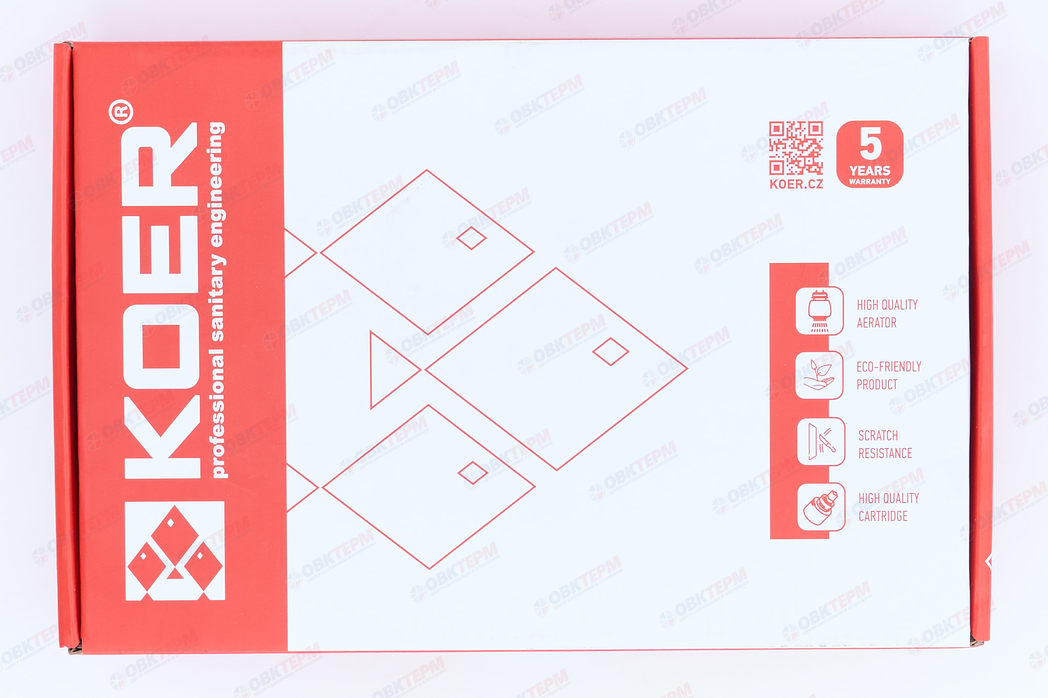 Смеситель д/умывальника KOER KB-11031-01 ВЫСОКИЙ (Цвет хром) (8шт/ящ) - миниатюра №6