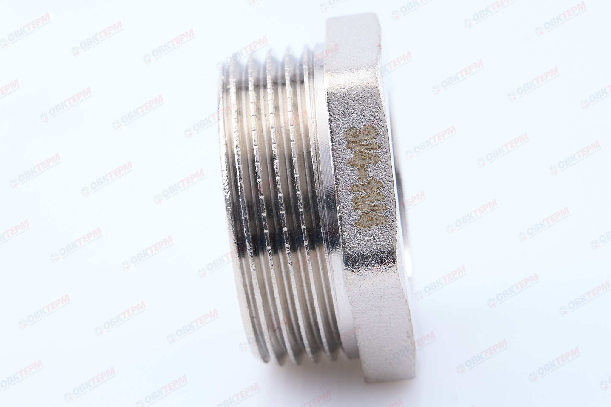 Футорка  1 1/4" -  3/4"   Никель TIM                   (100/10) - миниатюра №3