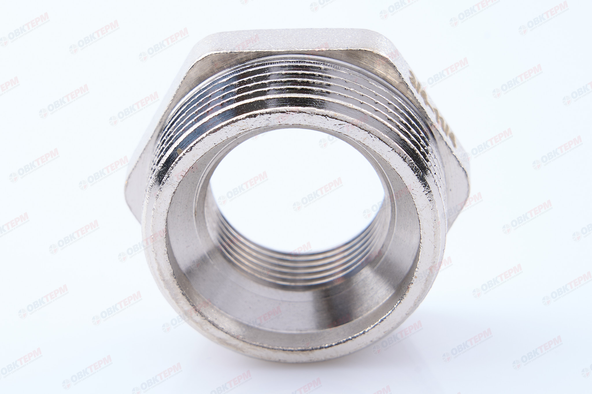 Футорка  1 1/4" -  3/4"   Никель TIM                   (100/10) - миниатюра №4