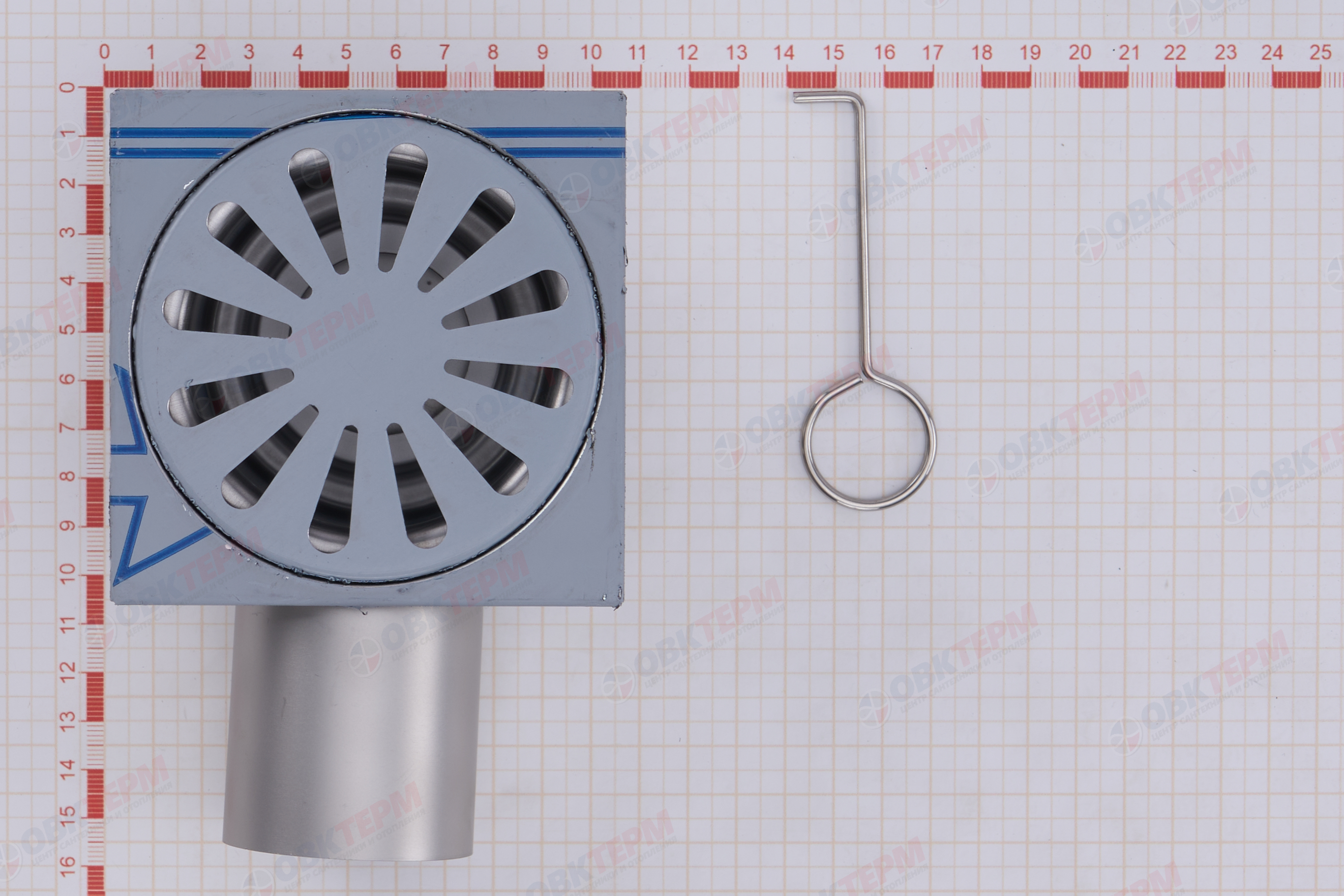 Трап 50 горизонтальный 10*10 нерж TIM BAD21002 (1/20) - Изображение №4