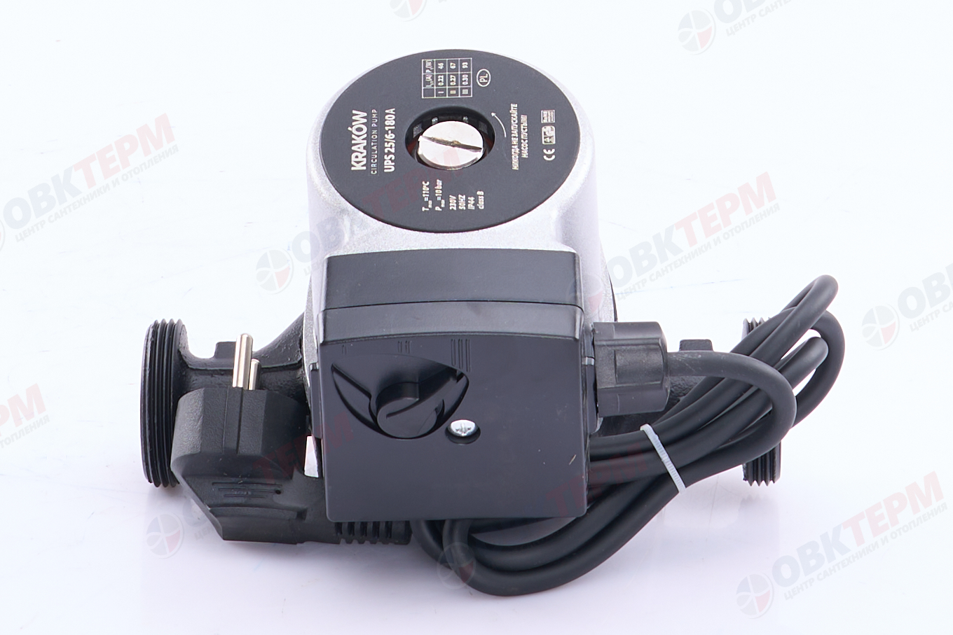 Насос циркуляционный  UPS 25/6-180  A  KRAKOW без гаек - Изображение №4