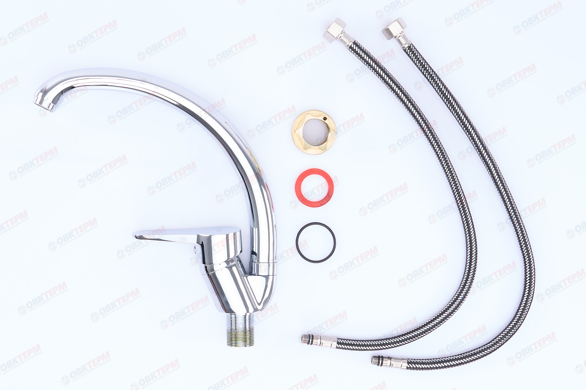 Смеситель д/кухни ZERIX PUD4 146 Ø35 на ГАЙКЕ  (10 шт/ящ) - миниатюра №4